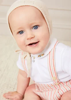 Tops & Bodysuits | Bodysuits & Baby Grows | Pepa London Peter Pan Collar Duck Embroidery Short Sleeve Bodysuit in White (3mths-2yrs)