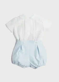 Two-piece Sets | Two-piece Sets | Pepa London Peter Pan Collar Two Piece Set in Pale Blue (3mths-4yrs)