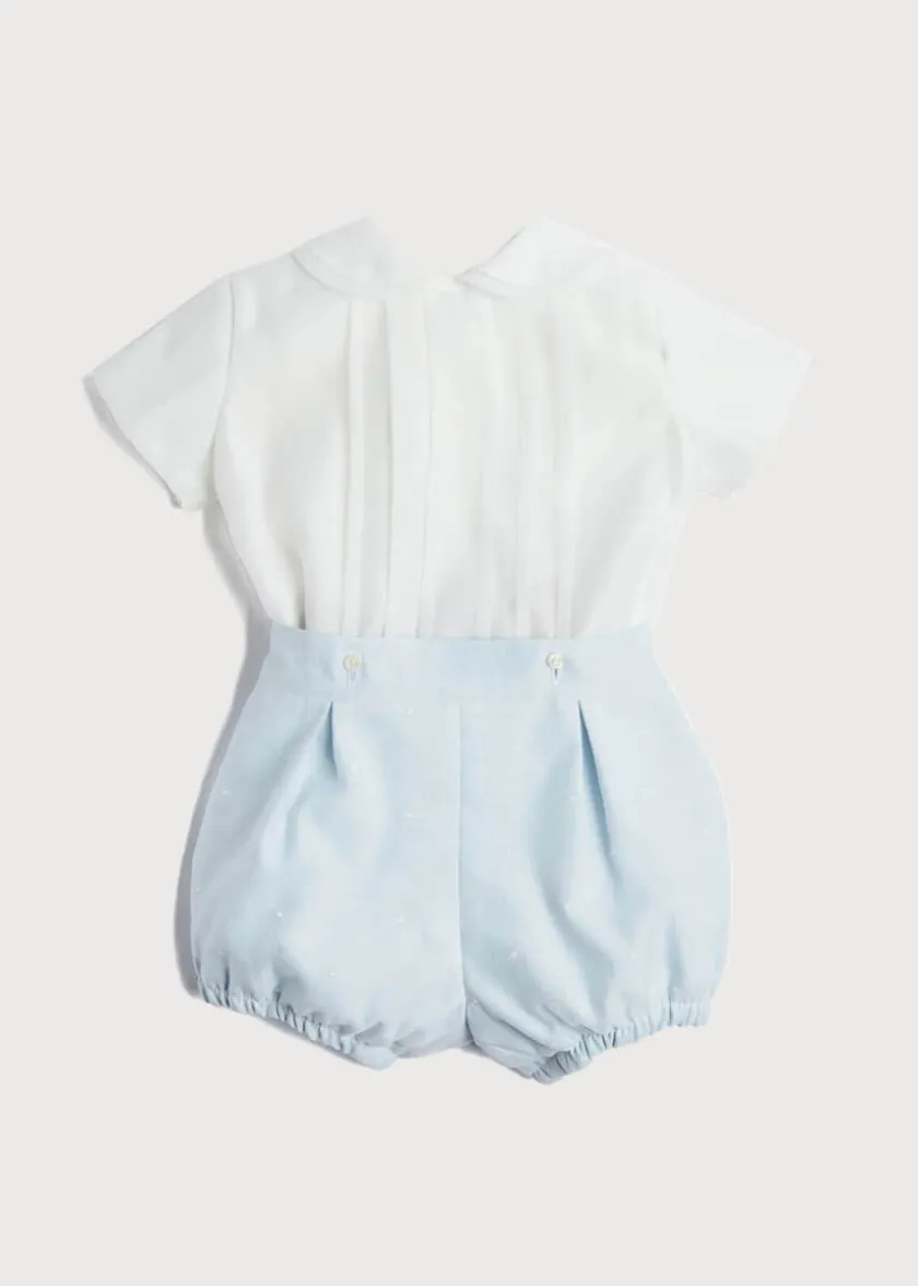 Two-piece Sets | Two-piece Sets | Pepa London Peter Pan Collar Two Piece Set in Pale Blue (3mths-4yrs)