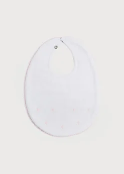 Bibs | Bibs | Pepa London Pink Dotted Cotton Bib
