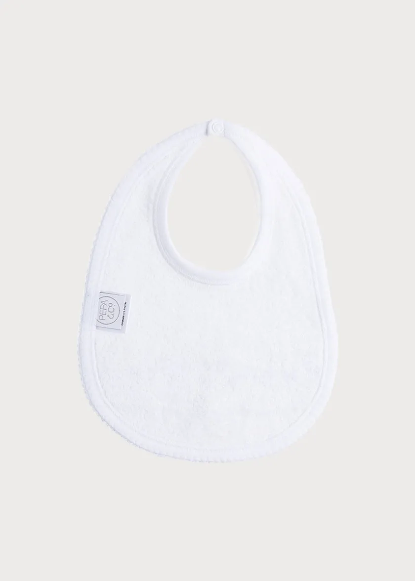 Bibs | Bibs | Pepa London Pink Hand Smocked Bib