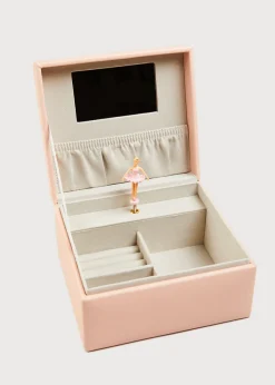 Toys & Books | Toys | Pepa London Pink Leather Musical Jewellery Box