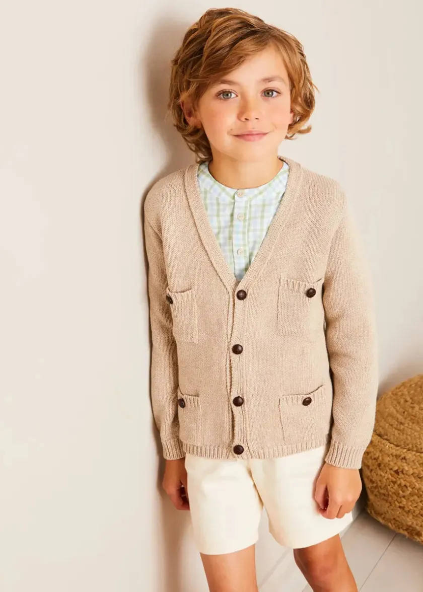 Shorts & Trousers | Pepa London Plain Cotton Shorts in White (4-10yrs)