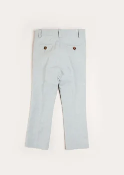 Shorts & Trousers | Pepa London Plain Light Linen Suit Trousers in Blue (4-10yrs)