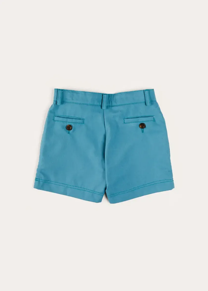 Shorts & Trousers | Pepa London Plain Pocket Detail Shorts in Blue (4-10yrs)