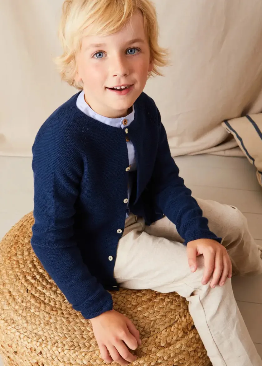 Shorts & Trousers | Pepa London Plain Pocket Detail Trousers in White (4-10yrs)