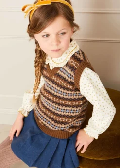 Skirts & Shorts | Pepa London Pleated Kilt Skirt in Blue (4-10yrs)