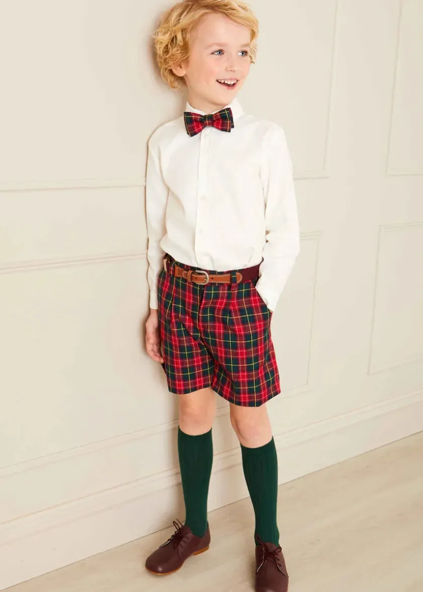 Tops & Shirts | Pepa London Polo Collar Long Sleeve Oxford Shirt in White (4-10yrs)