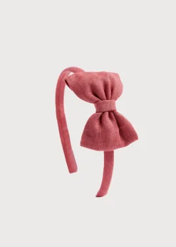 Hair Accessories | Hair Accessories | Pepa London Raspberry Linen Hairband