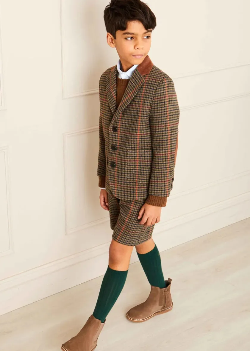 Socks | Socks & Tights | Pepa London Ribbed Knee High Socks in Bottle Green (3mths-10yrs)