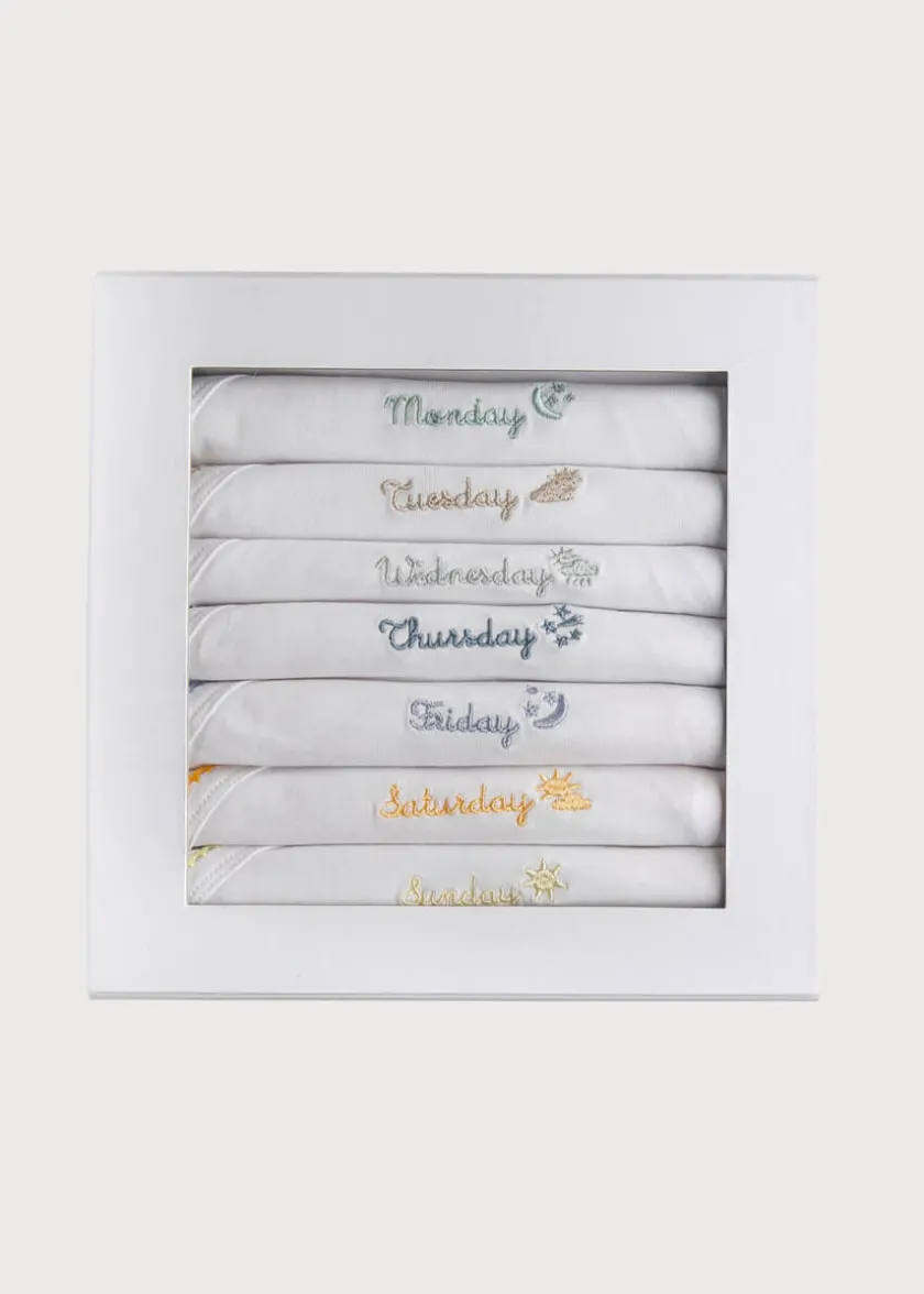 Tops & Bodysuits | Gifting | Pepa London Seven Days a Week Bodysuit Set (0-12mths)