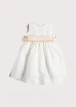 Dresses | Dresses | Pepa London Sleeveless Ivory Flower Girl Dress with Pink Silk Sash (6mths-10yrs)