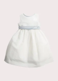 Dresses | Dresses | Pepa London Sleeveless Ivory Flower Girl Dress with Blue Silk Sash (6mths-10yrs)