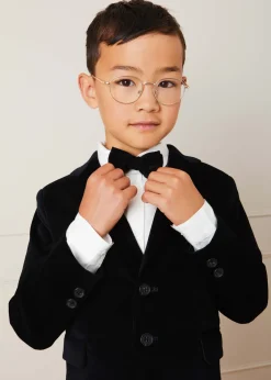 Shorts & Trousers | Pepa London Smart Velvet Trousers In Black (4-10yrs)