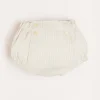 Bloomers, Shorts & Trousers | Bloomers & Shorts | Pepa London Striped Button Detail Bloomers in Beige (3mths-3yrs)