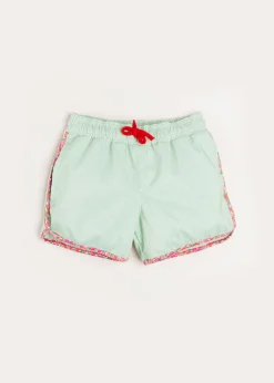 Swimwear | Swimwear | Pepa London Striped Swim Shorts in Green (2-8yrs)
