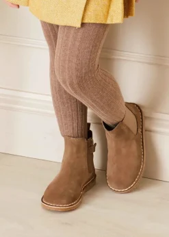 Boots | Boots | Pepa London Suede Ankle Boots in Brown (24-34EU)