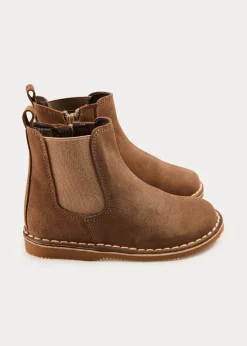 Boots | Boots | Pepa London Suede Ankle Boots in Brown (24-34EU)