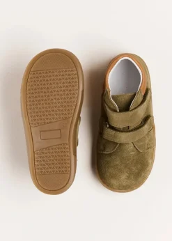 Lace Ups | Lace Ups & Boat Shoes | Pepa London Suede Sneakers in Green (24-34EU)