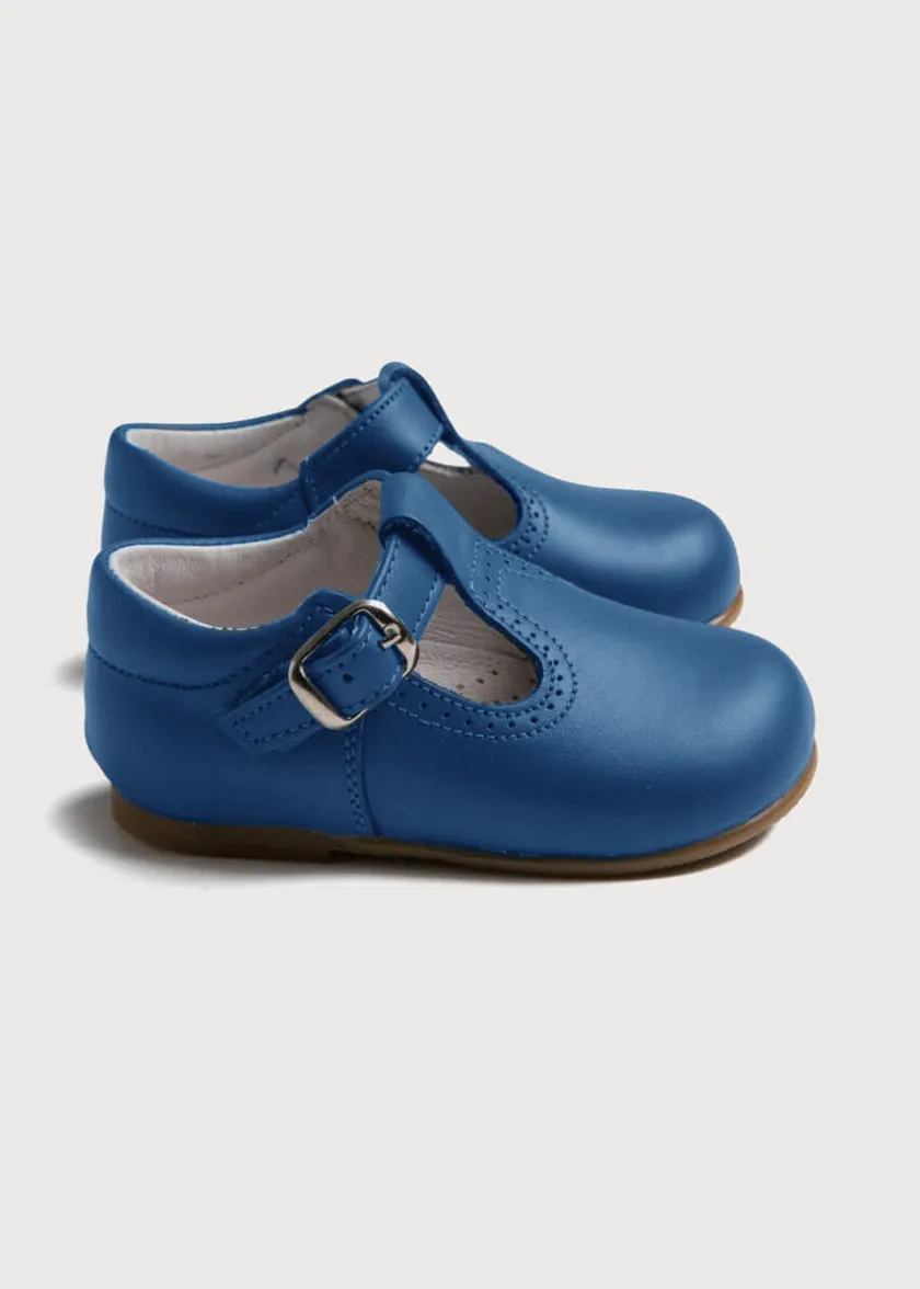 T-bars | T-bar Shoes | Pepa London T-Bar Baby Shoes in Blue (20-26EU)