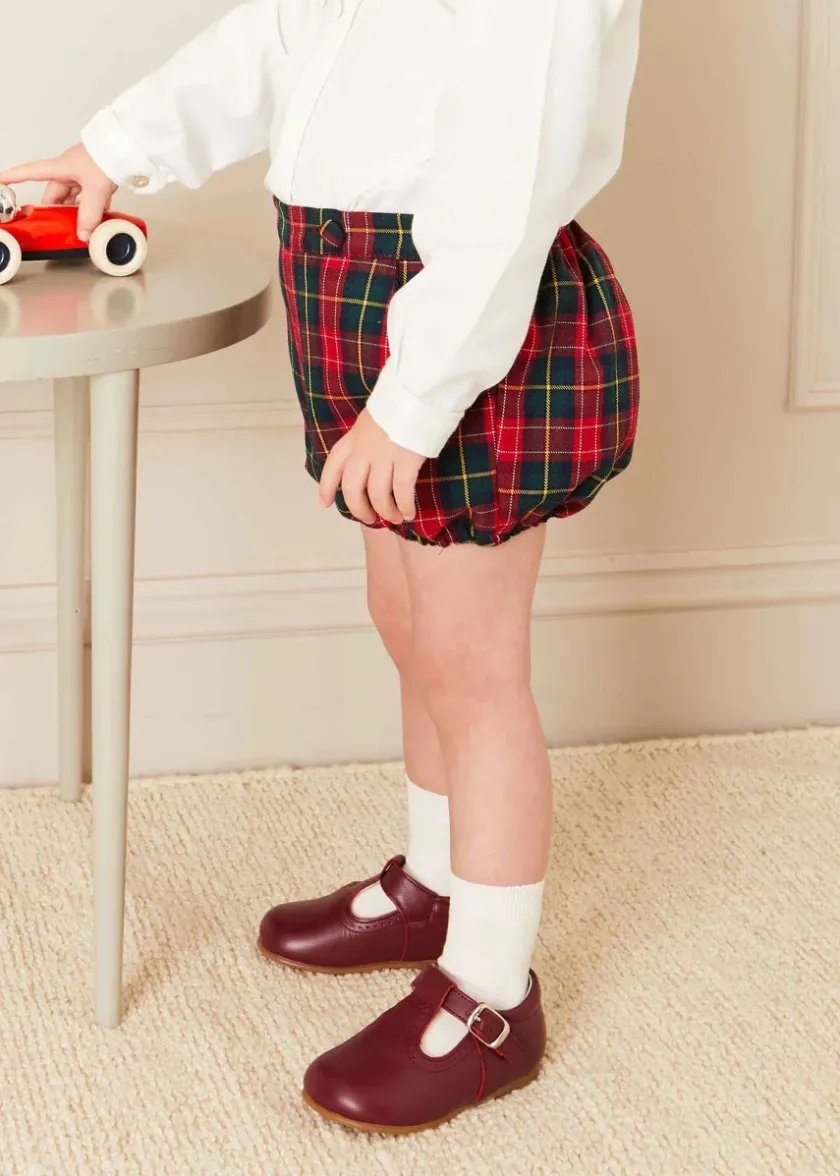 T-bars | T-bar Shoes | Pepa London T-Bar Baby Shoes in Burgundy (20-26EU)