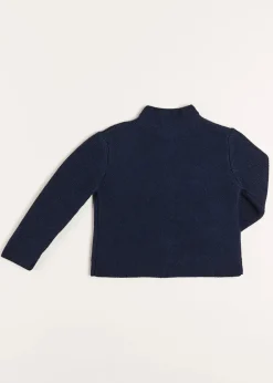 Knitwear & Cardigans | Knitwear & Cardigans | Pepa London Toggle Fastening Cardigan in Navy (12mths-10yrs)