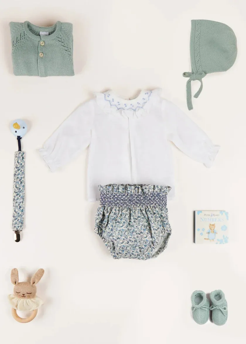 Knitwear & Cardigans | Pepa London Two Button Baby Cardigan in Green (1-9mths)