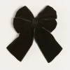 Hair Accessories | Hair Accessories | Pepa London Velvet Long Bow Clip in Black