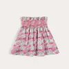 Skirts & Shorts | Pepa London Viola Floral Smocked Waistband Skirt in Pink (3-10yrs)